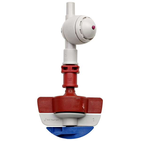 0355120070BL-B SpinNet Assy Red body blue spinner - Sprinkler